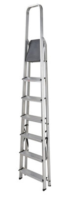 Werner Platform Stepladder 7 Tread High Handrail