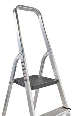 Werner Platform Stepladder 7 Tread High Handrail