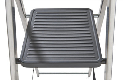 Werner Platform Stepladder 7 Tread High Handrail