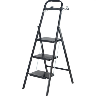 Werner Slimline Step Stool 3 Step and Tool Tray