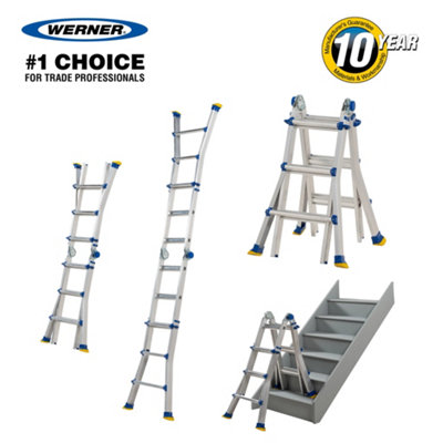 Werner Telescopic Multi-purpose Ladder 4x3