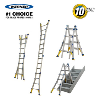 Werner Telescopic Multi-purpose Ladder 4x4