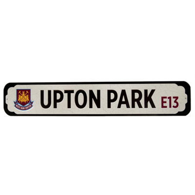 West Ham United FC Deluxe Stadium Plaque Claret Red/Grey/Black (One Size)