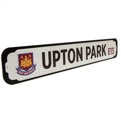 West Ham United FC Deluxe Stadium Plaque Claret Red/Grey/Black (One Size) - 3