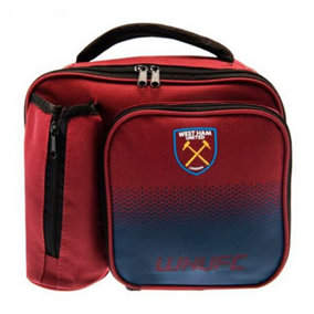 West Ham United FC Fade Lunch Bag Burgundy (One Size)