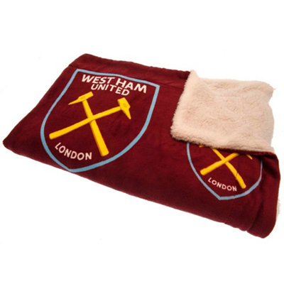 Toalla Oficial West Ham United FC - 100% Algodón, Tamaño 70x140 Cm, Colores Del Equipo