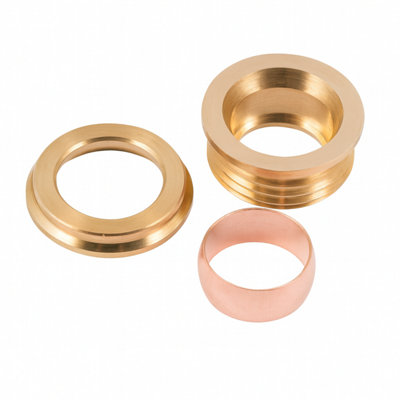 Westco 42mm x 22mm 3-Part Reducing Set - Brass Bush, Support Ring ...