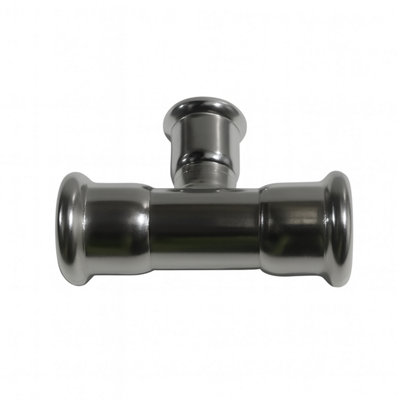 Westco Press Fitting Reducing Tee 35x35x22mm - Stainless Steel, Water ...