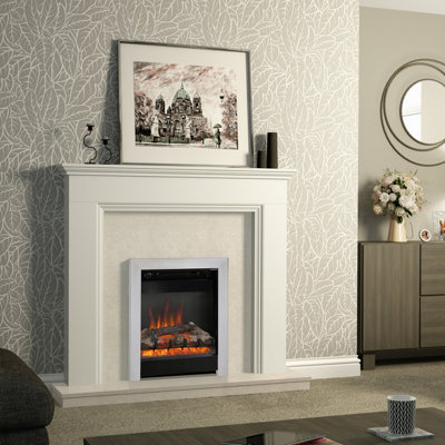 Westerdale Soft White Timber Surround Price Comparisons | Compare The Build