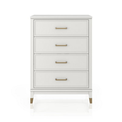 Westerleigh 4 Drawer Dresser White