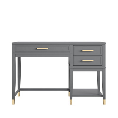 Westerleigh Lift Desk Graphite Grey
