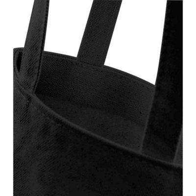 Westford Mill Fairtrade Bottle Bag Black (One Size)