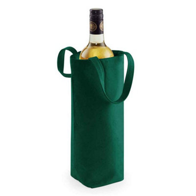 Westford Mill Fairtrade Bottle Bag Bottle Green (One Size) - 3