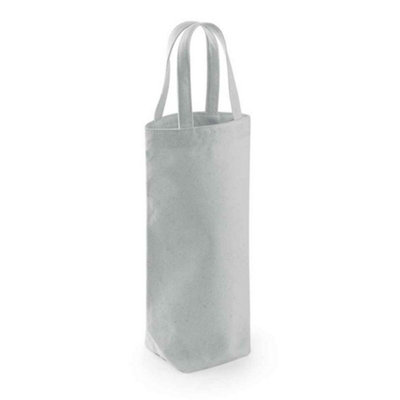 Westford Mill Fairtrade Bottle Bag Light Grey (One Size)