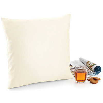 Westford Mill Fairtrade Cotton Canvas Cushion Cover Natural (M) - 3