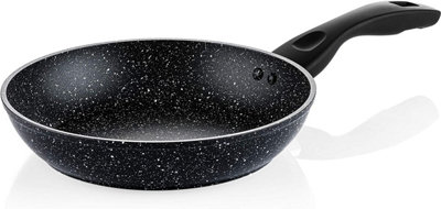 Westinghouse Non Stick Frying Pan - 24 cm Fry Pan Black Marble