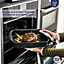 Westinghouse Non Stick Roasting Tin - 35 cm Roasting Tray Oven Dish - Black Marble