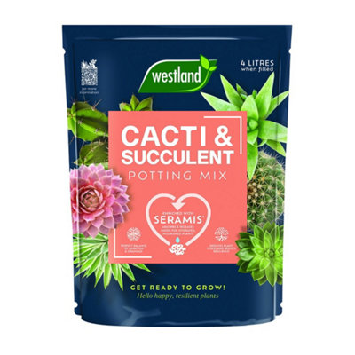 Westland Cacti Cactus Succulent Potting Mix Compost IndoorPlant Feed Concentrate