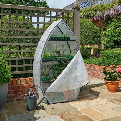 Westland Clear Growhouse Unique Shape Greenhouse Strong Wind Resistant More Room