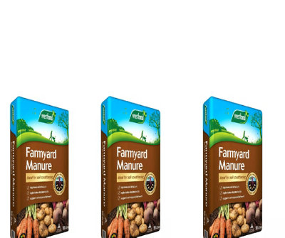 Westland Farmyard Manure 50L Pack of 3
