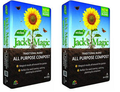 Westland Jack's Magic All Purpose Compost 50L Pack of 2