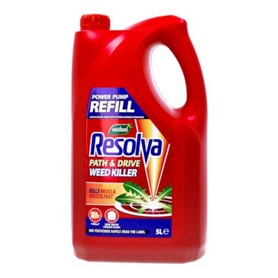 Westland Resolva Path & Drive Weed Killer Power Pump Refill 5 Litres Weedkiller