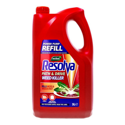 Westland Resolva Path & Drive Weed Killer Power Pump Refill 5 Litres ...