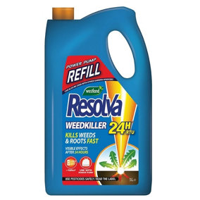Westland Resolva Weed Killer 24hr Power Pump Refill 5 Litres Weedkiller Spray