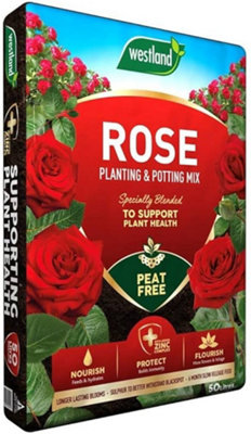 Westland Rose Planting & Potting Peat Free Mix 50L