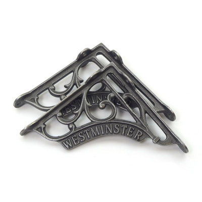 Westminster Victorian Style Shelf Brackets - 125mm x 125mm / 5" x 5"
