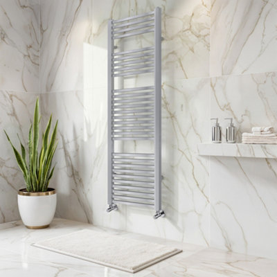 Weston Chrome Heated Towel Rail - 1600x490mm | DIY at B&Q