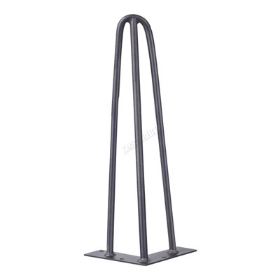 WestWood 4PSC Hairpin Legs for Dining Table  with Floor Protectors DIY Furniture Metal 16inch Black