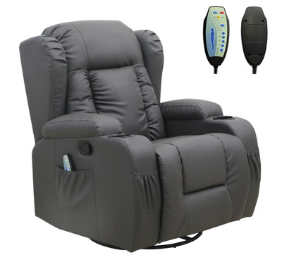 Rocking recliner massage deals chair