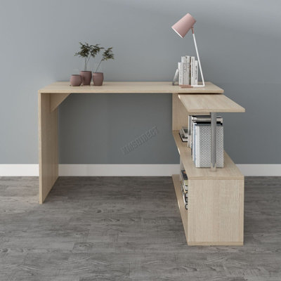 Rotary deals corner desk