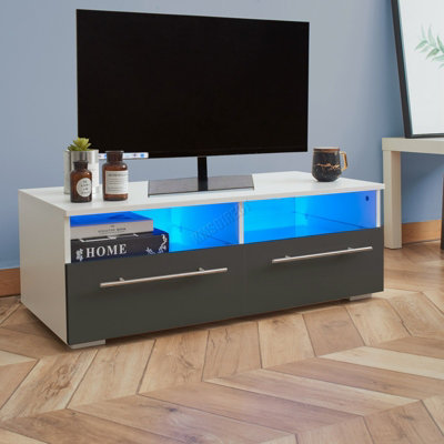 WestWood LED TV Unit Stand High Gloss Doors Matte