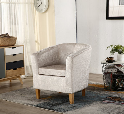 Crushed velvet best sale chair for bedroom