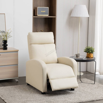 Modern push best sale back recliner