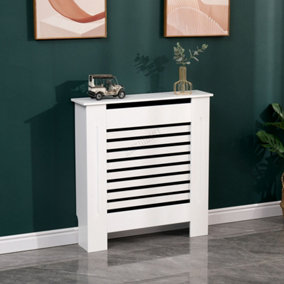 WestWood White Painted Radiator Cover Wall Cabinet Wood MDF Traditional Modern Xsmall