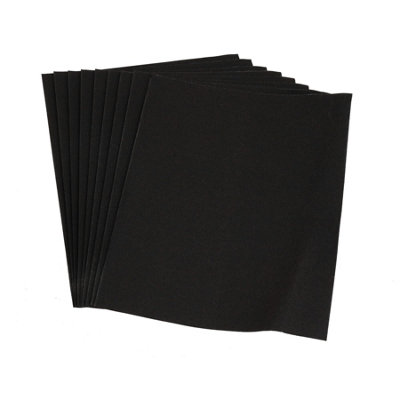 Wet And Dry Glass Paper 180 Grit Waterproof Abrasive Paper Sanding Sheets 10pk - 3