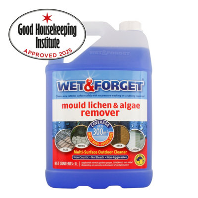 Wet & Forget - Mould Lichen & Algae Remover 5L | DIY at B&Q