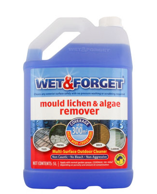 Wet & Forget - Mould Lichen & Algae Remover 5L