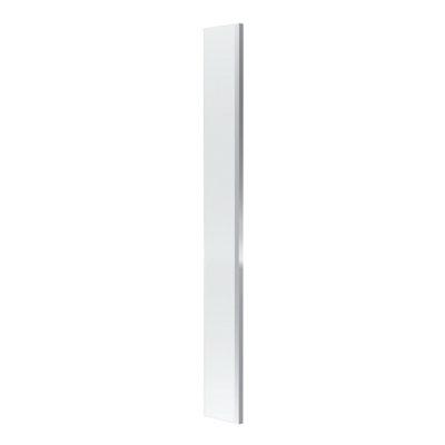 Wetroom 8mm Toughened Safety Glass Return Screen - 215mm x 1850mm - Polished Chrome - Balterley