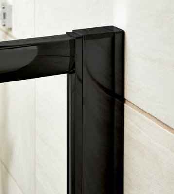 Wetroom Accessories Profile Extension Kit - 1850mm - Black - Balterley
