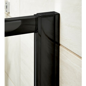 Wetroom Accessories Profile Extension Kit - 1850mm - Black - Balterley