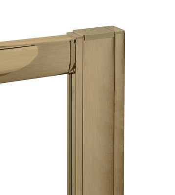 Wetroom Accessories Profile Extension Kit - 1850mm - Brushed Brass - Balterley