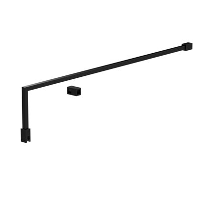 Wetroom Accessories Screen Support Bar Kit - Satin Black