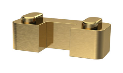 Wetroom Accessories Screen Support Foot - Brushed Brass - Balterley