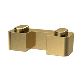 Wetroom Accessories Screen Support Foot - Brushed Brass - Balterley