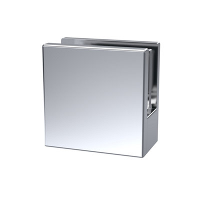 Wetroom Accessories Screen Support Foot & Wall Bracket - Chrome - Balterley