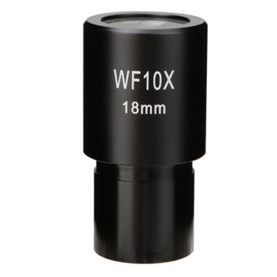 WF10X 18mm Wide-Angle Eyepiece Optical Lenses with Scale for Biological Microscopes